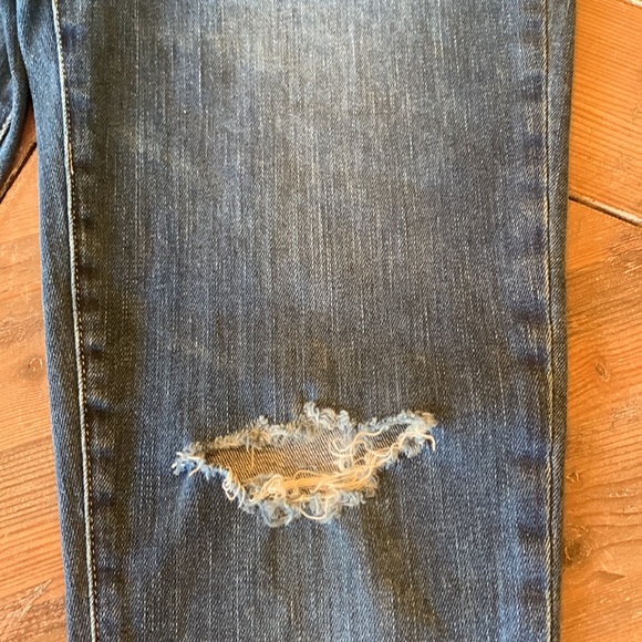 J BRAND Maria Distressed High Rise Skinny Jeans Motion Wash Size 27 - Picture 8 of 10